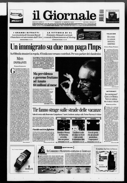 Il giornale : quotidiano del mattino